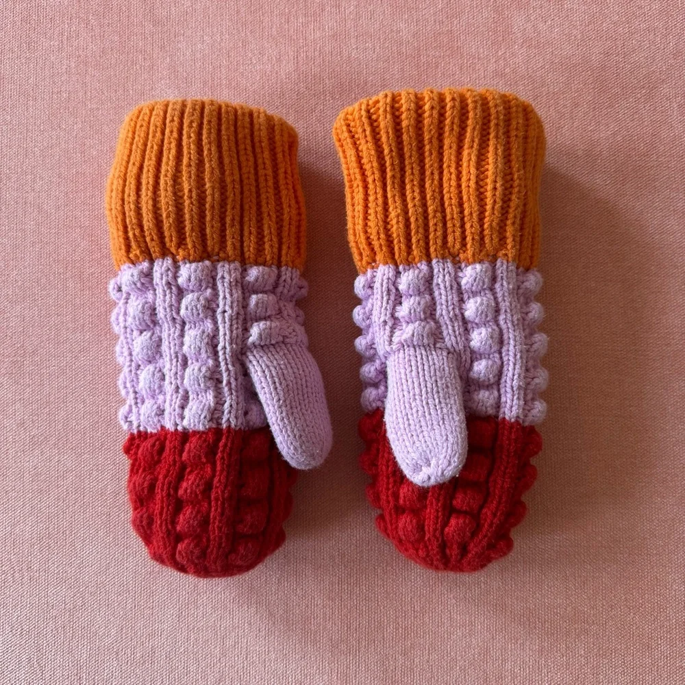 Lego x Target Kids' Multicolor Knit Mittens